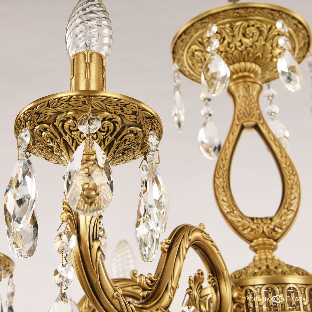 Люстра бронзовая с хрусталём 71301/6/210 B FP