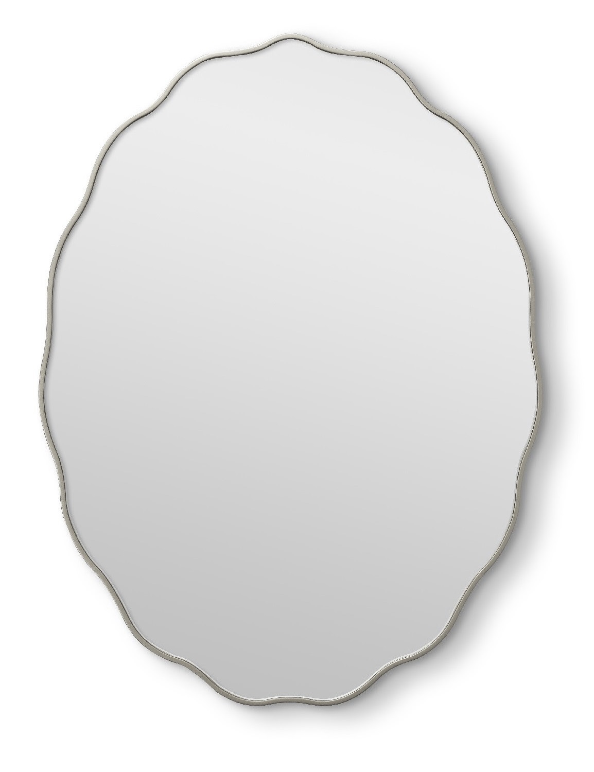 Fancy Oval Silver Зеркало в тонкой раме Smal Art-Zerkalo SM193SL
