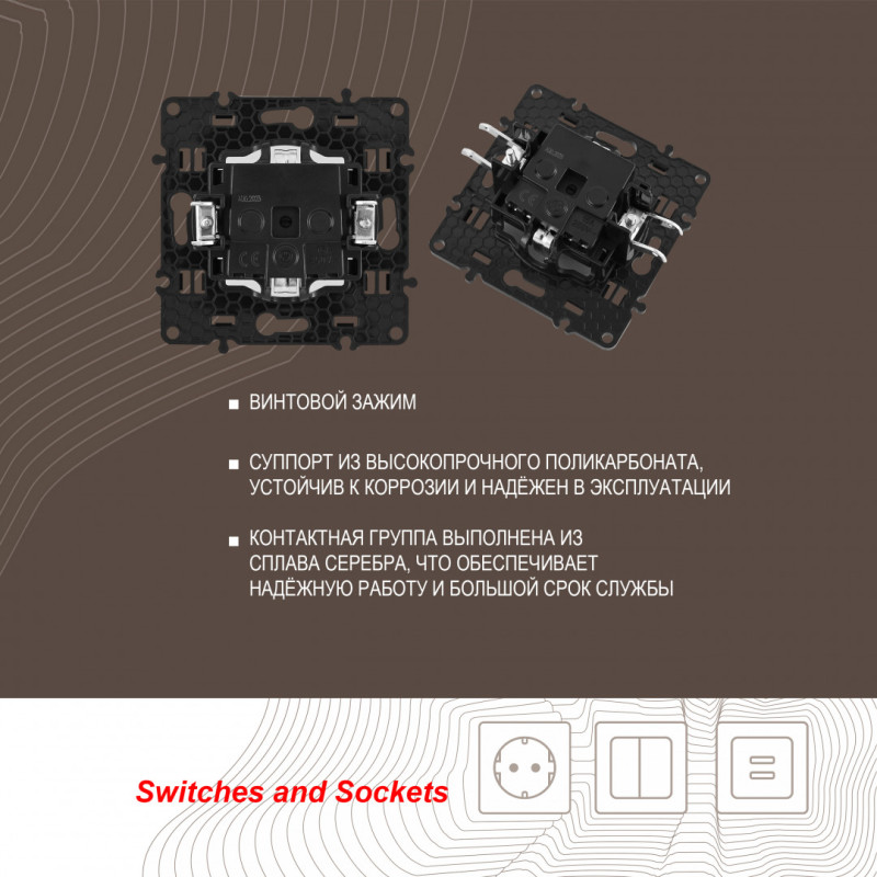 Розетка Arte Milano 217.40-1.shampan