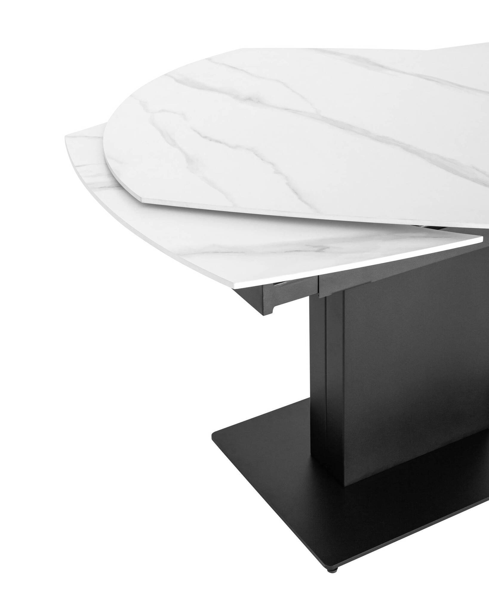 Стол обеденный Хлоя раскладной 120-180*90 керамика светлая Stool Group