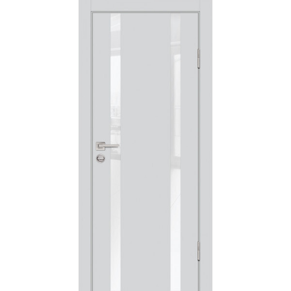 Межкомнатная дверь Graf P-9 белоснежный лакобель Агат (2000 х 600)