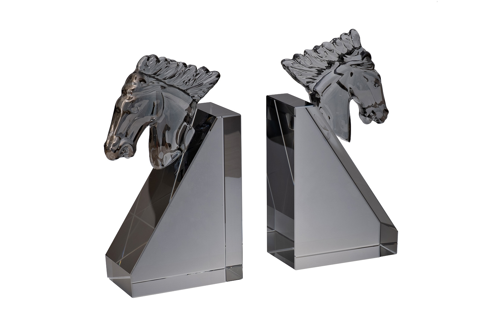 Держатели для книг Кони серые 2 шт., 11.5*6*21.5. Garda Decor XBE71952