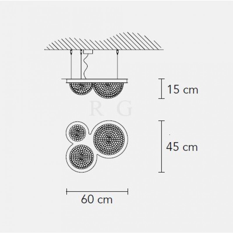 Подвесной светильник Masiero Bool S3 P
