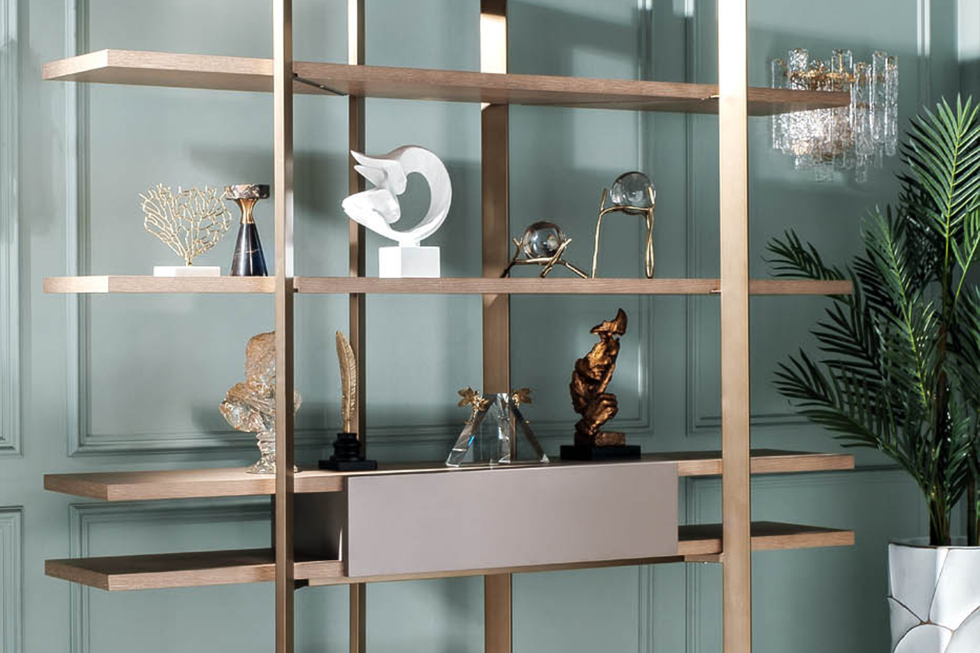 Стеллаж Crossing Garda Decor 58DB-21171STEL