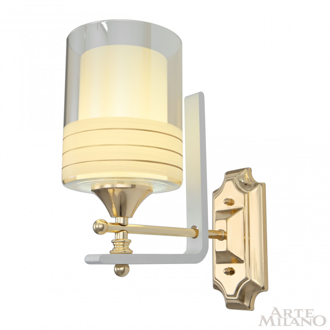 Бра с плафоном 306087/1W Wh/Gd Arte Milano