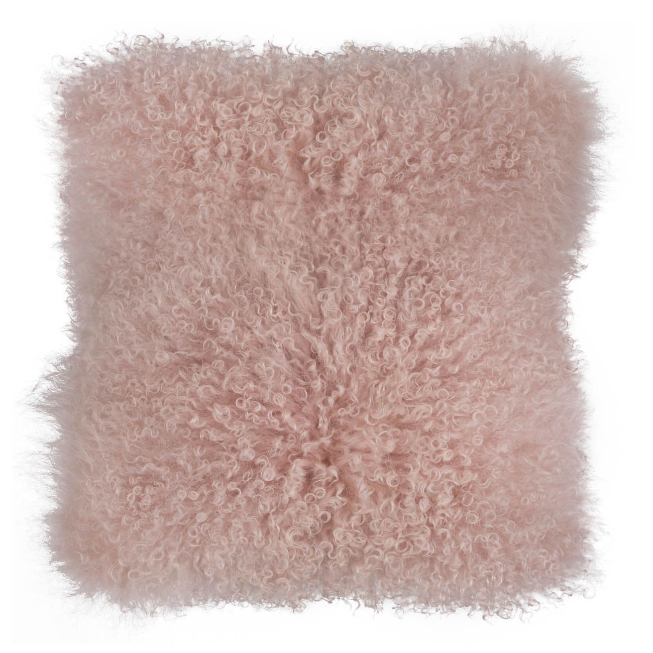 Подушка из меха ягненка, наполнитель - перо Glasar T43103