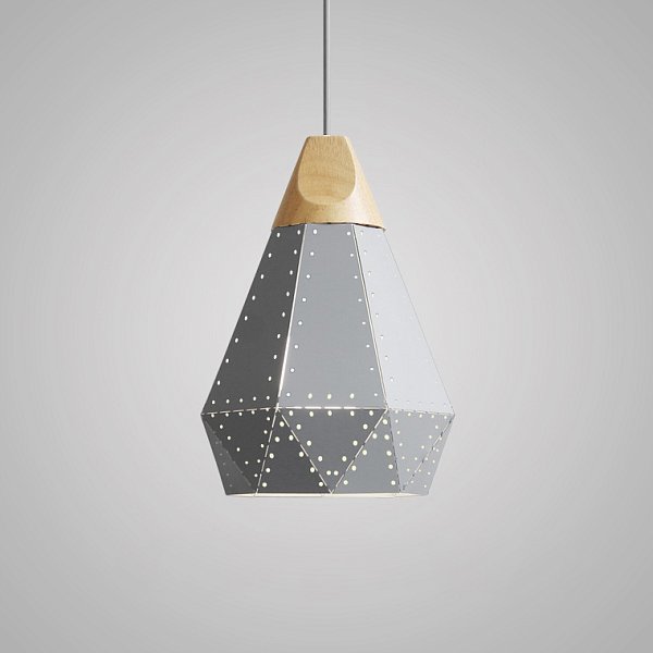 Подвесной светильник EDGE D22 B Grey by ImperiumLoft