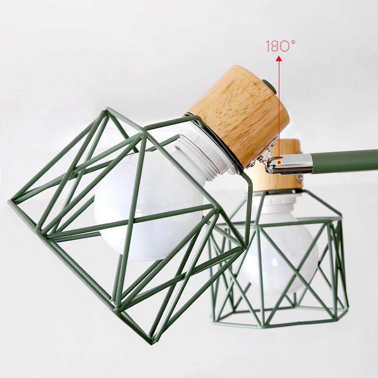 Потолочная люстра CORF B3 Black 3 lamps by ImperiumLoft