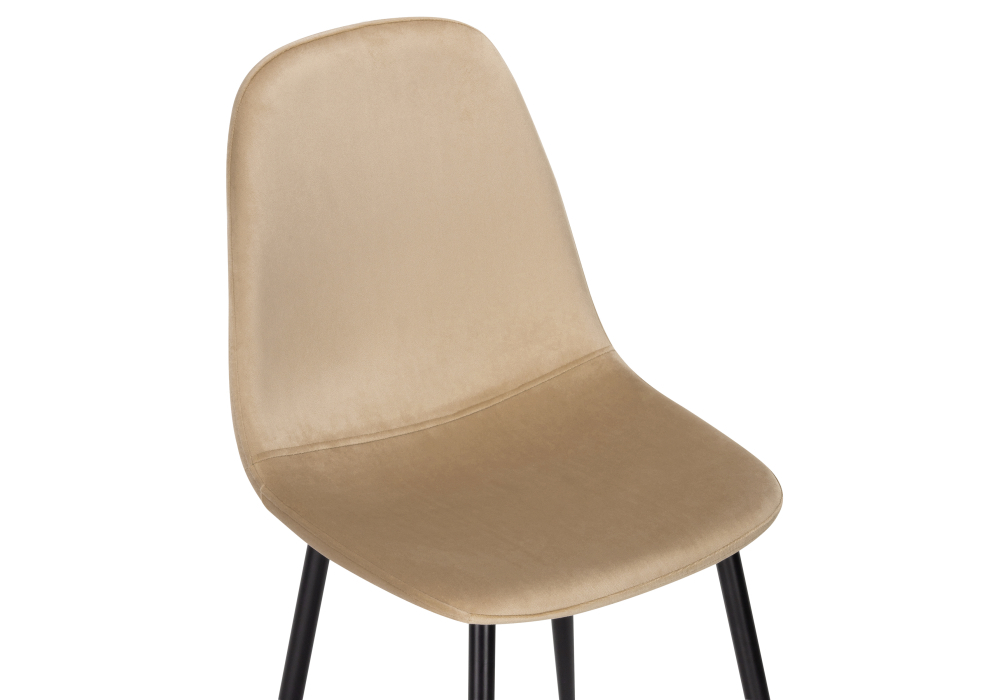 Стул Woodville Lilu dark beige / black 15121