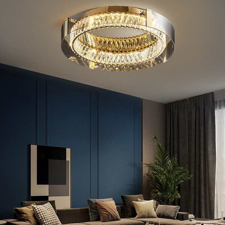 Потолочная люстра PERSEY D45 Grey Трехцветный свет by ImperiumLoft