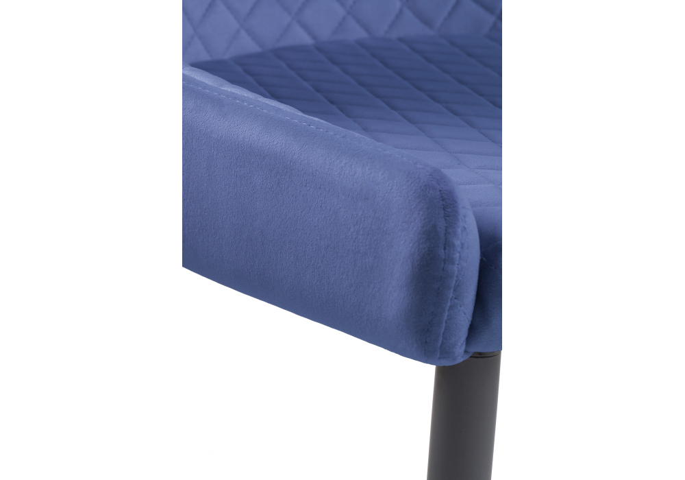 Стул Woodville Teo dark blue / black 15030