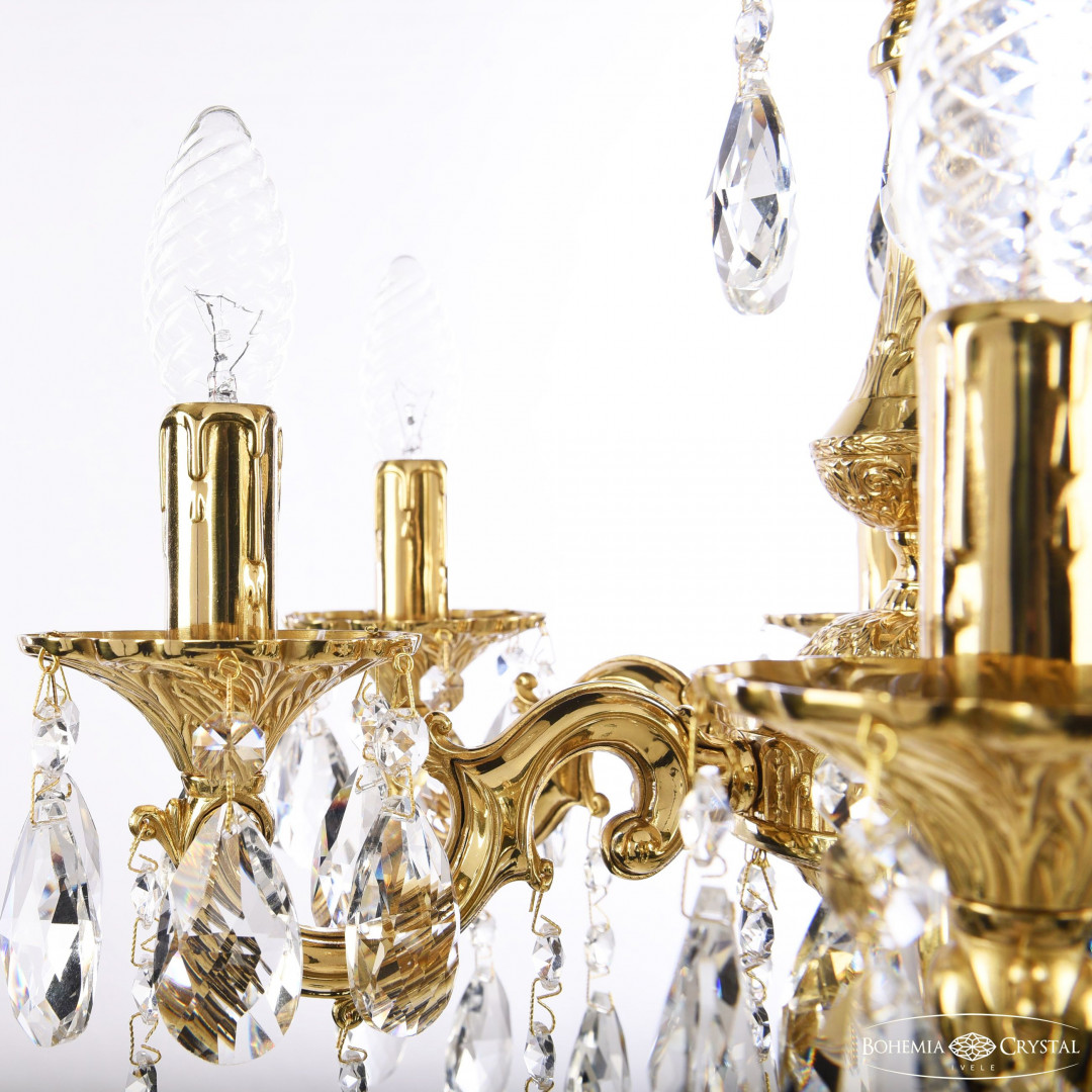 Люстра бронзовая с хрусталём 72101/6/125 A G