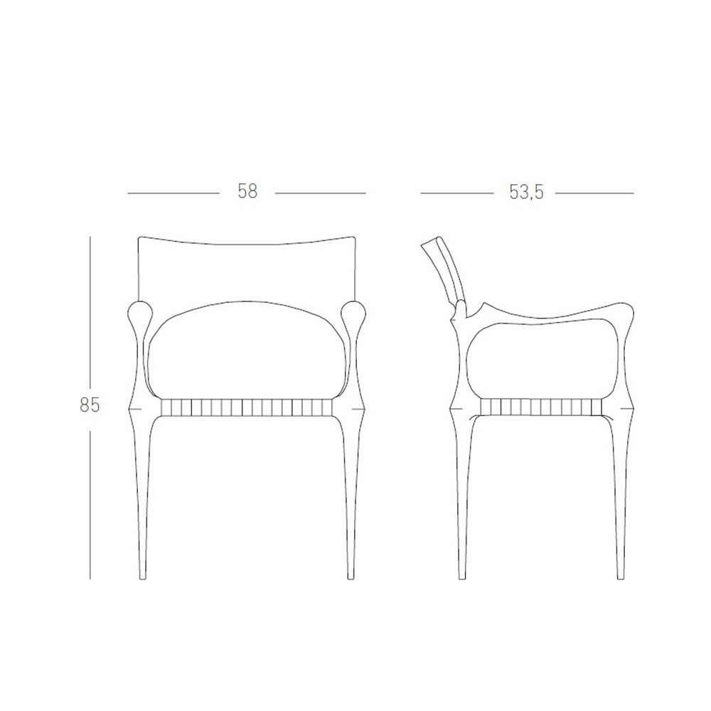 Стул Agrippa SARA BOND ENEA FIBER SEAT