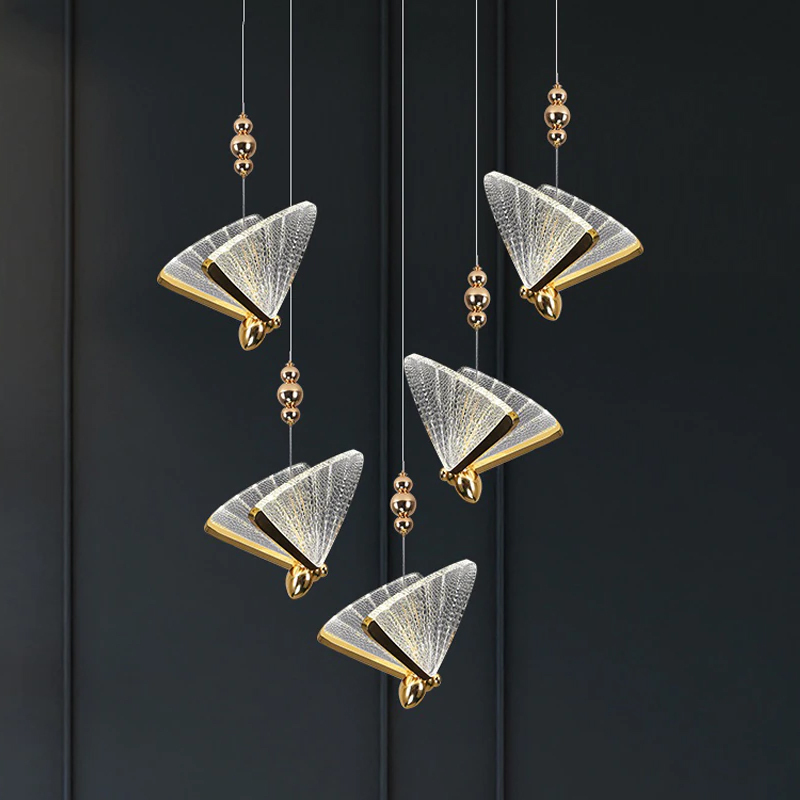 Подвесной светильник Delight Collection OM8201008-5 rose gold