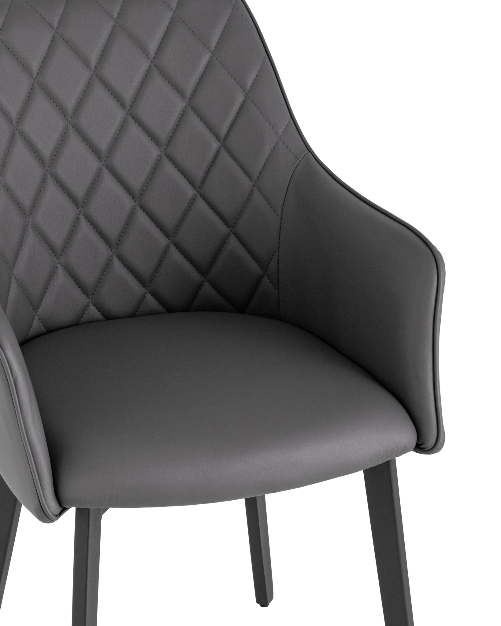 Стул Прайм экокожа серая Stool Group