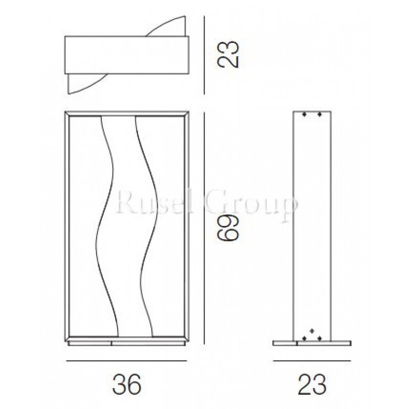 Настольная лампа Vistosi TABLO LT 2A
