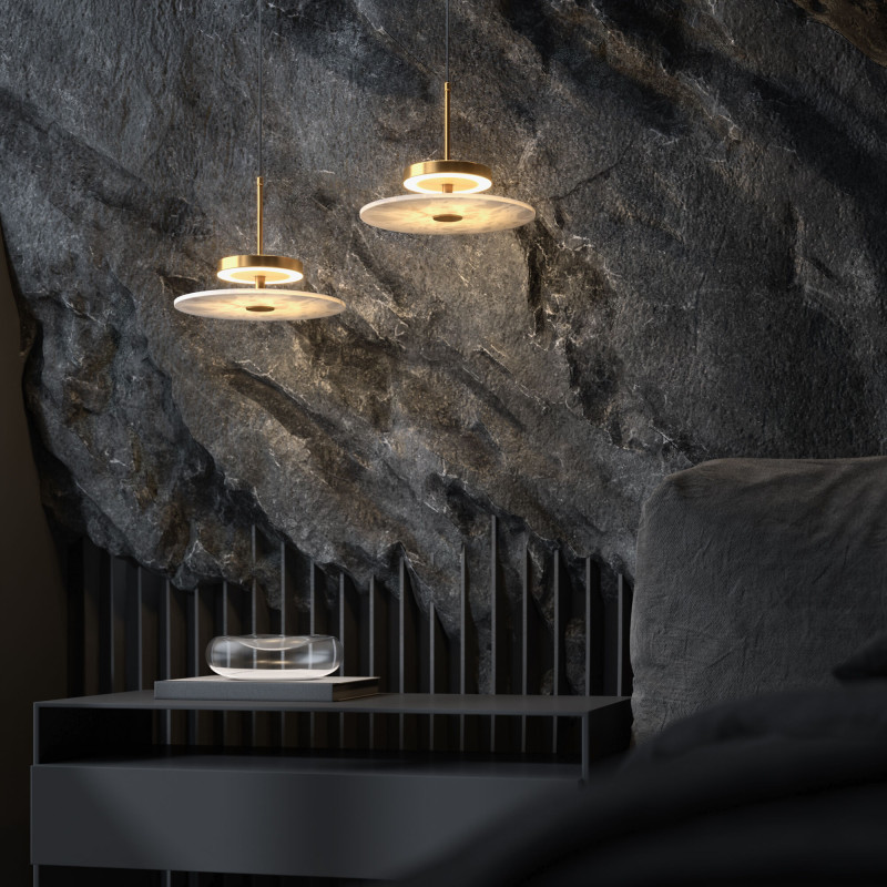 Подвесной светильник Eurosvet 40342 LED латунь