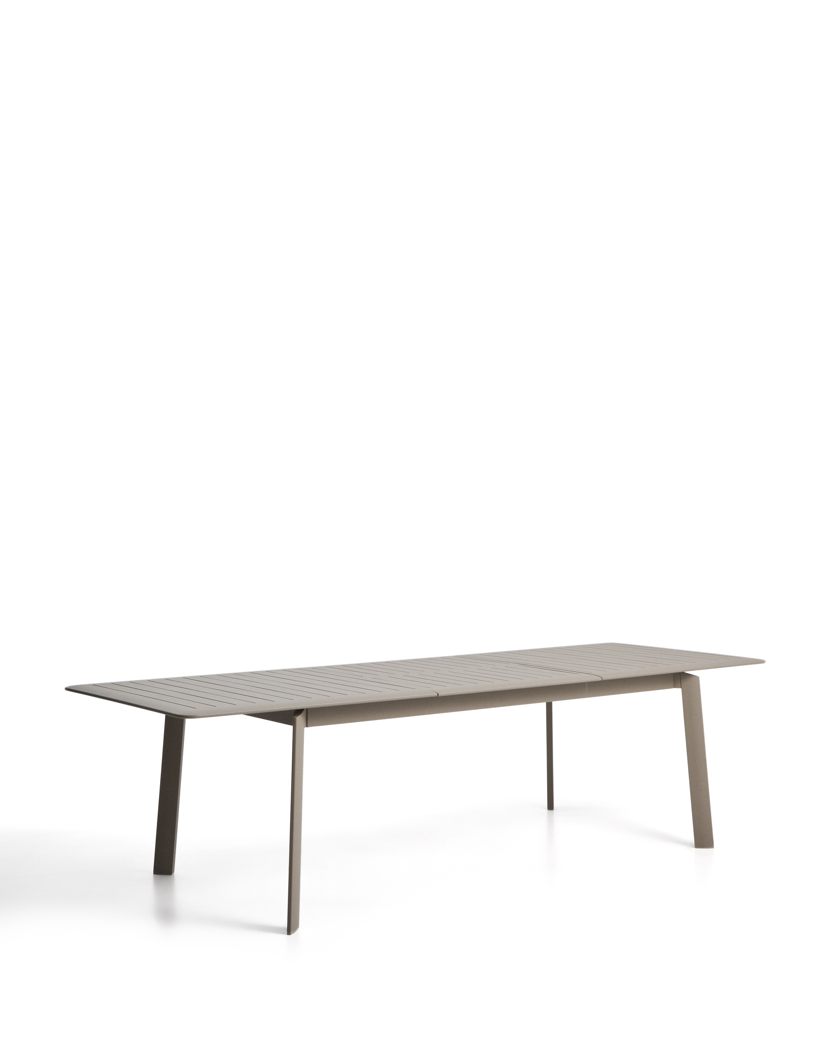 Раздвижной уличный стол Brela из алюминия цвета taupe 205(287) x 100 см La Forma 482582