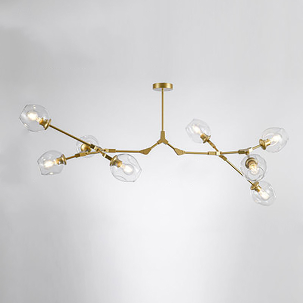 Люстра Адель Branching Bubble Chandelier L8 Brass Tinted by ImperiumLoft