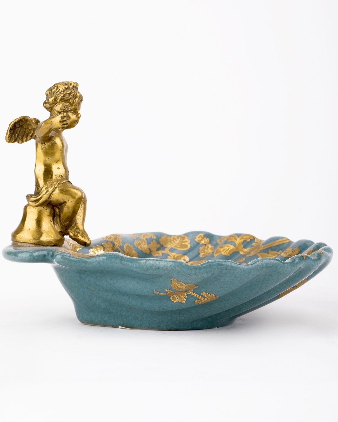 Блюдо с ангелом Glasar 31G0050/C562C/NB4199