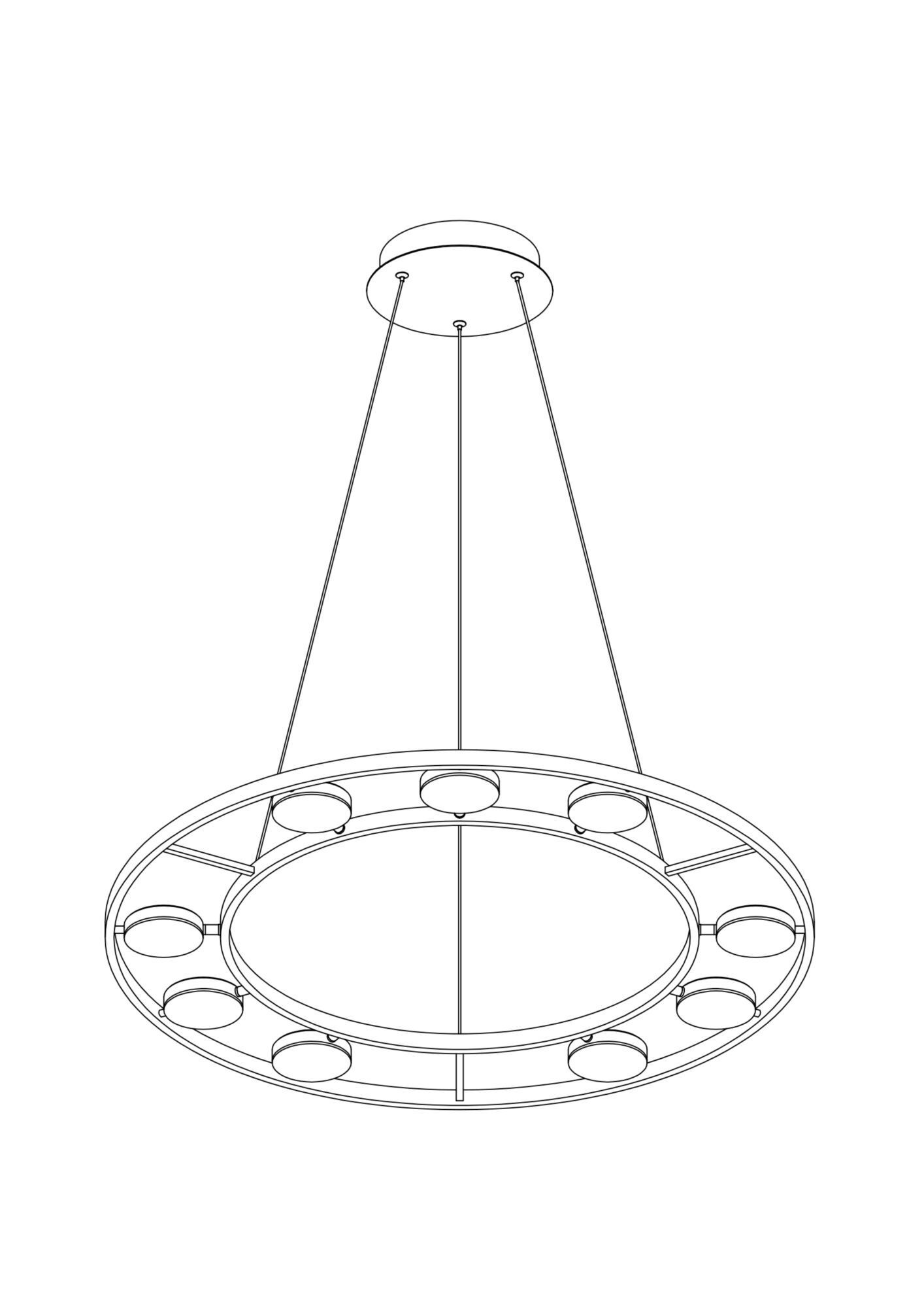 Подвесной светильник Maytoni MOD070PL-L63B3K