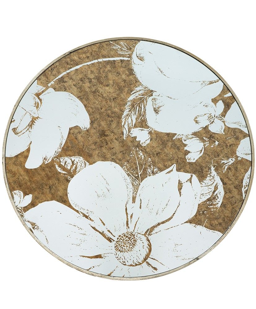 Столик кофейный с зеркальными панелями Магнолия Glasar A86885