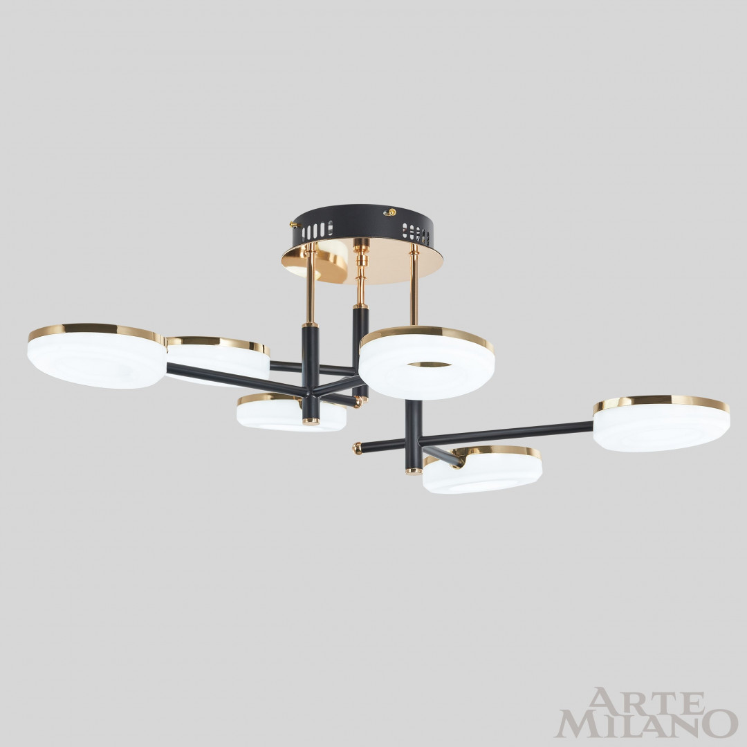 Светильник светодиодный 272999/6 BK/GD Arte Milano