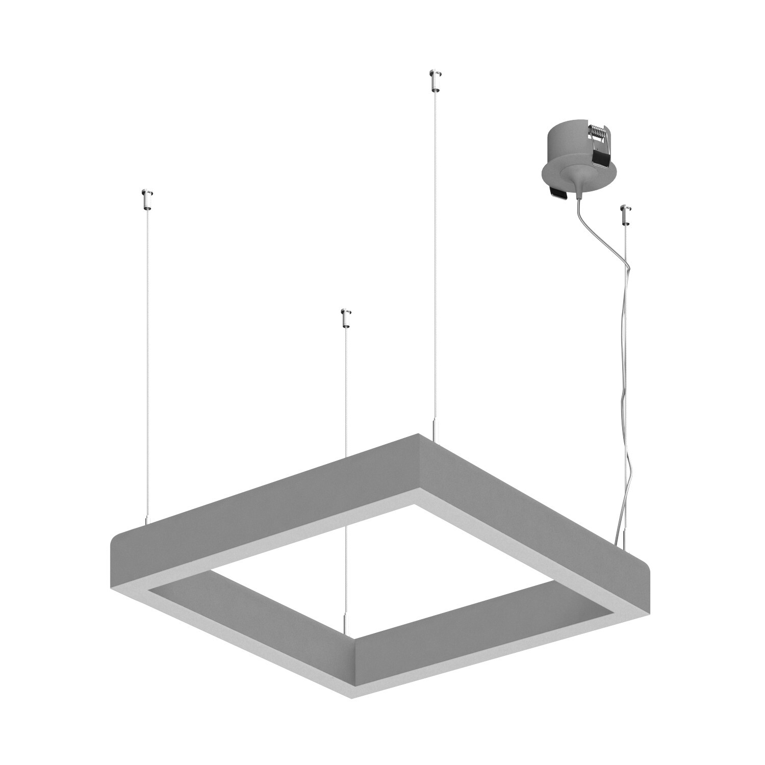 Подвесной светодиодный светильник Ledron SKYLINE Basic 340 Grey 4000K