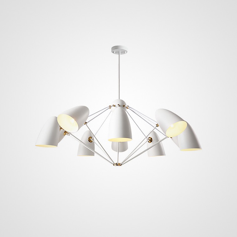 Подвесная люстра ETA 10 Белый by ImperiumLoft