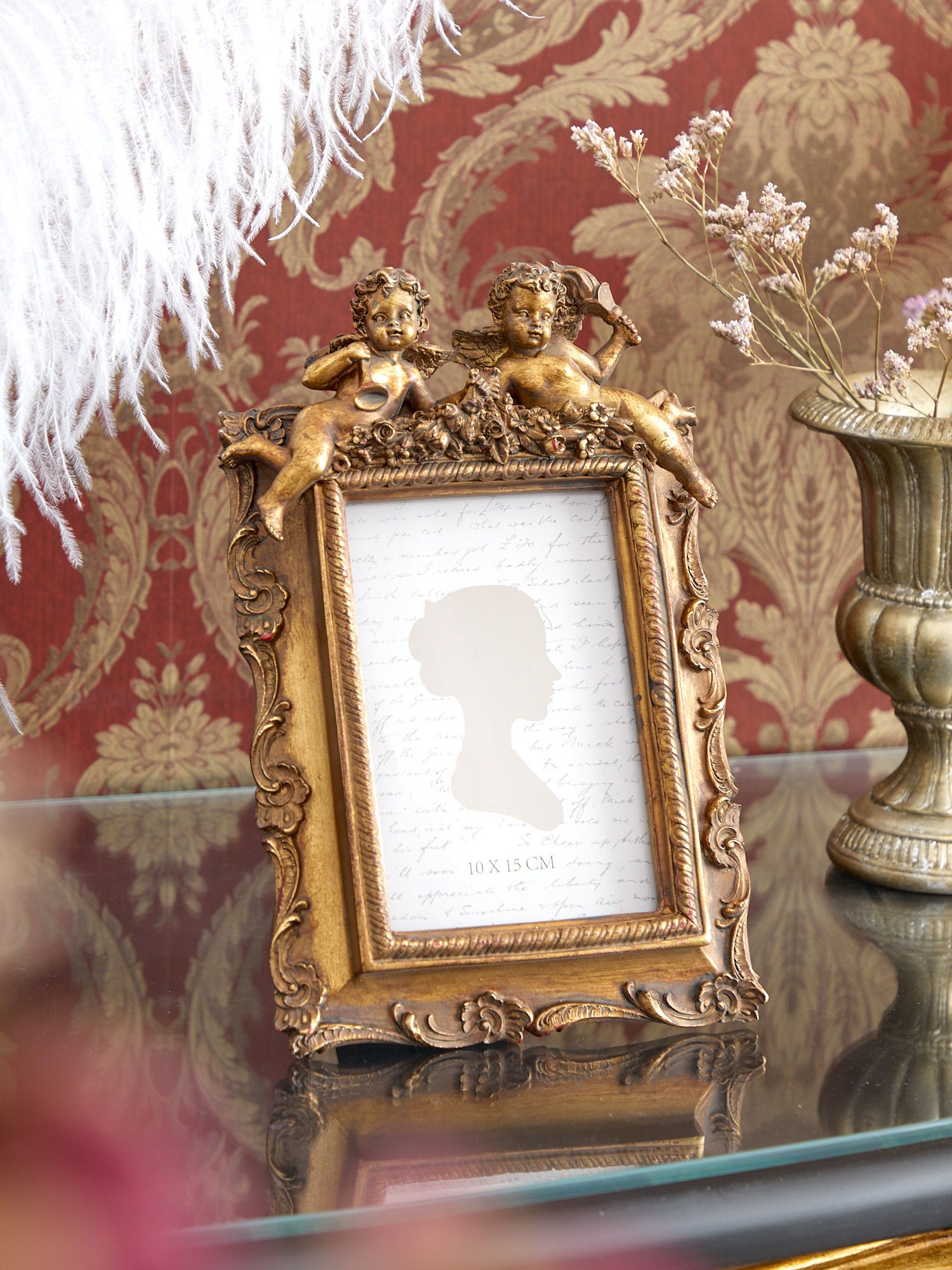 Фоторамка настольно-настенная с ангелами Glasar 28-051