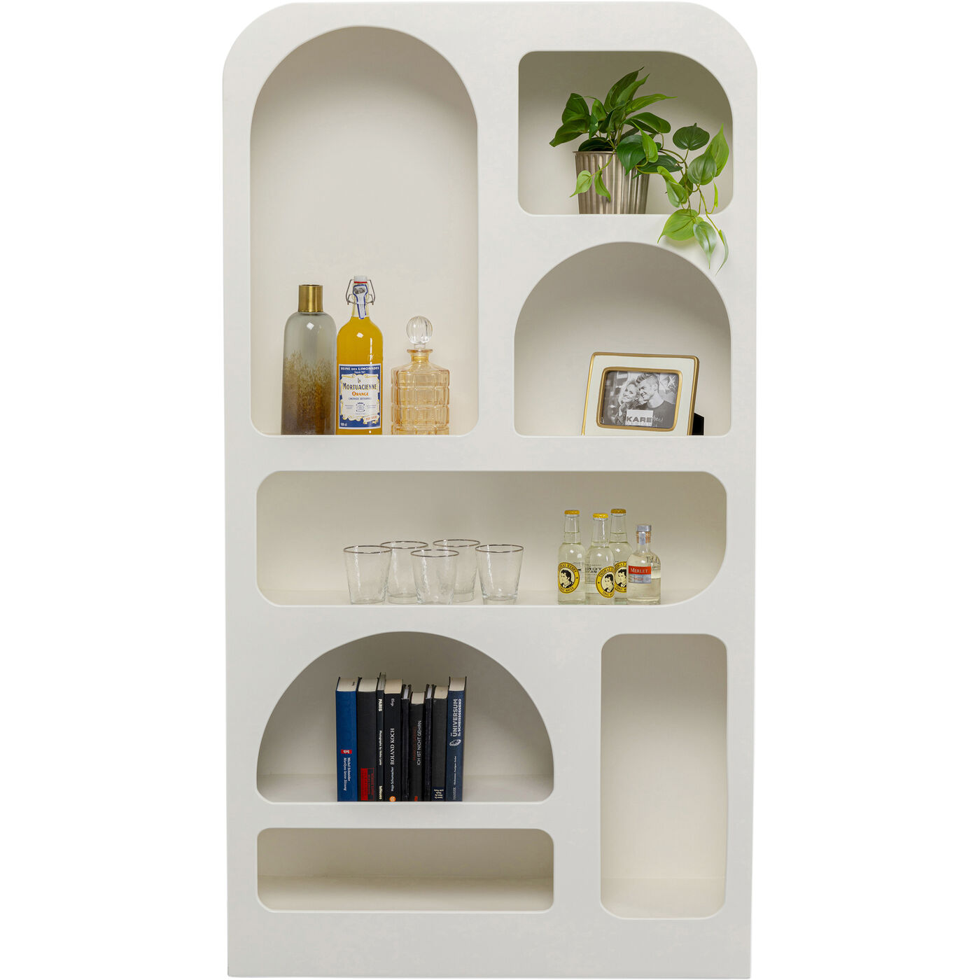 Стеллаж Paco White 95x180 см KARE 87740