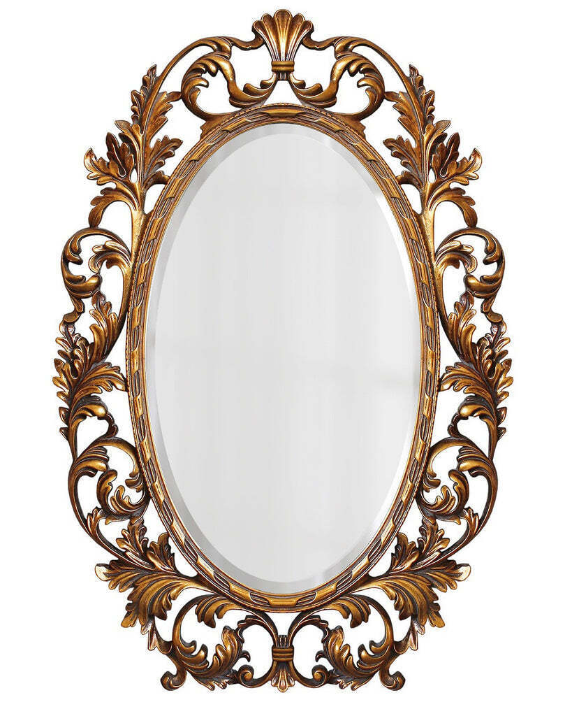 Настенное зеркало в золотой раме Гойя Louvre Home LH129G