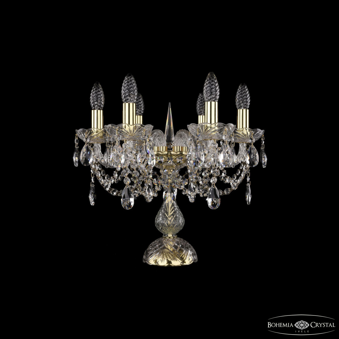 Настольная лампа хрустальная 1406L/6/141-39 G