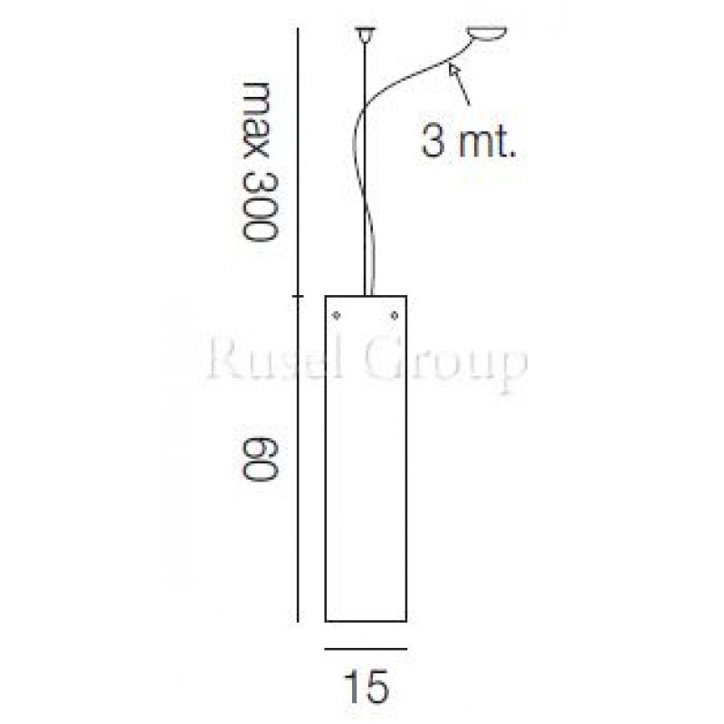 Подвесной светильник Vistosi CILD SP 60 D1