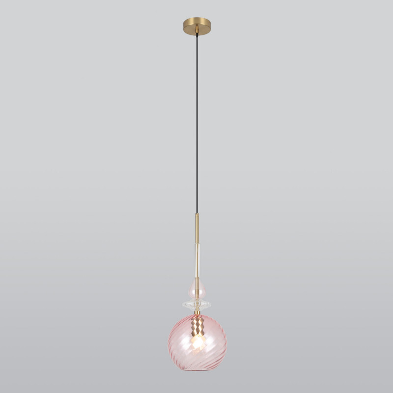 Подвесной светильник Eurosvet 50192/1 розовый