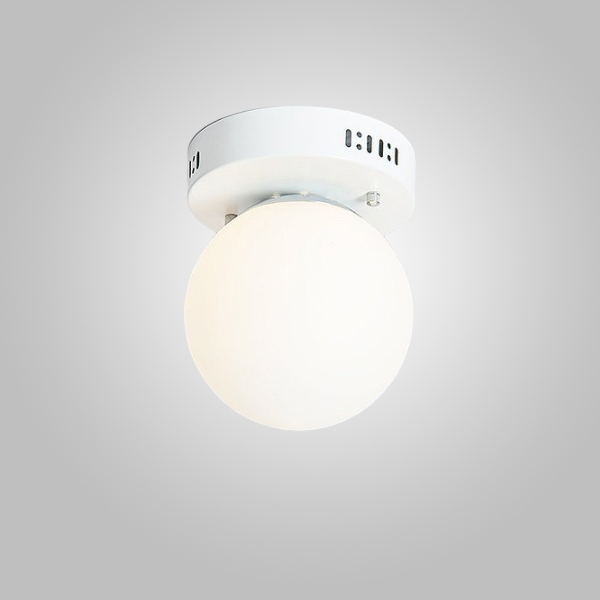 Подвесная люстра BOARD ORB L1 White by ImperiumLoft