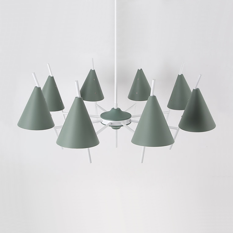 Люстра на штанге CRATER C L8 Pink by ImperiumLoft