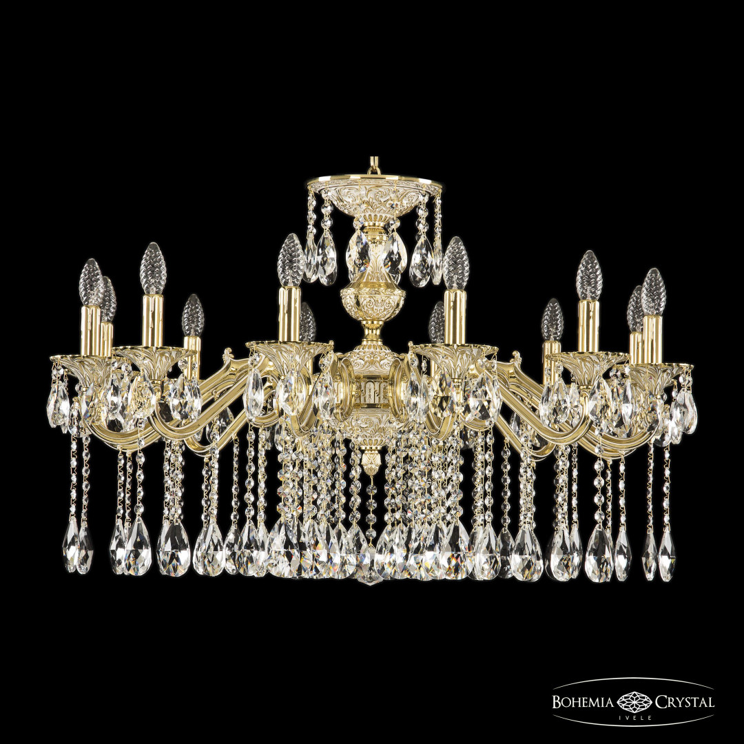 Люстра бронзовая с хрусталём 72202/12/300 A GW