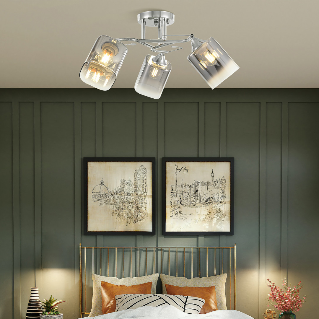 Люстра с плафонами 321106/3 CR Arte Milano