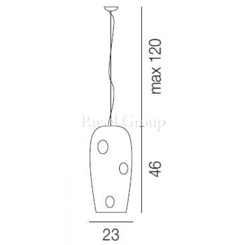 Подвесной светильник Vistosi MARBLE SP 23
