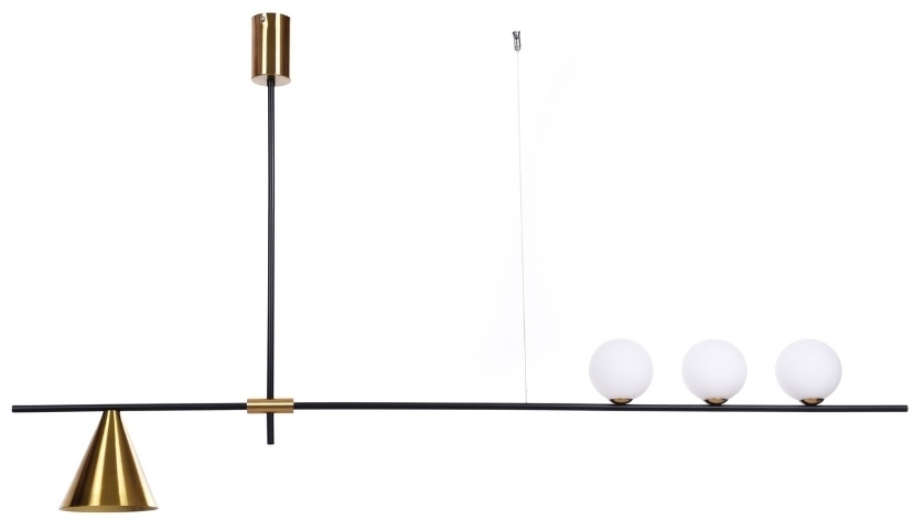 Подвесной светильник Lumina Deco LDP 6043-4 BK+MD