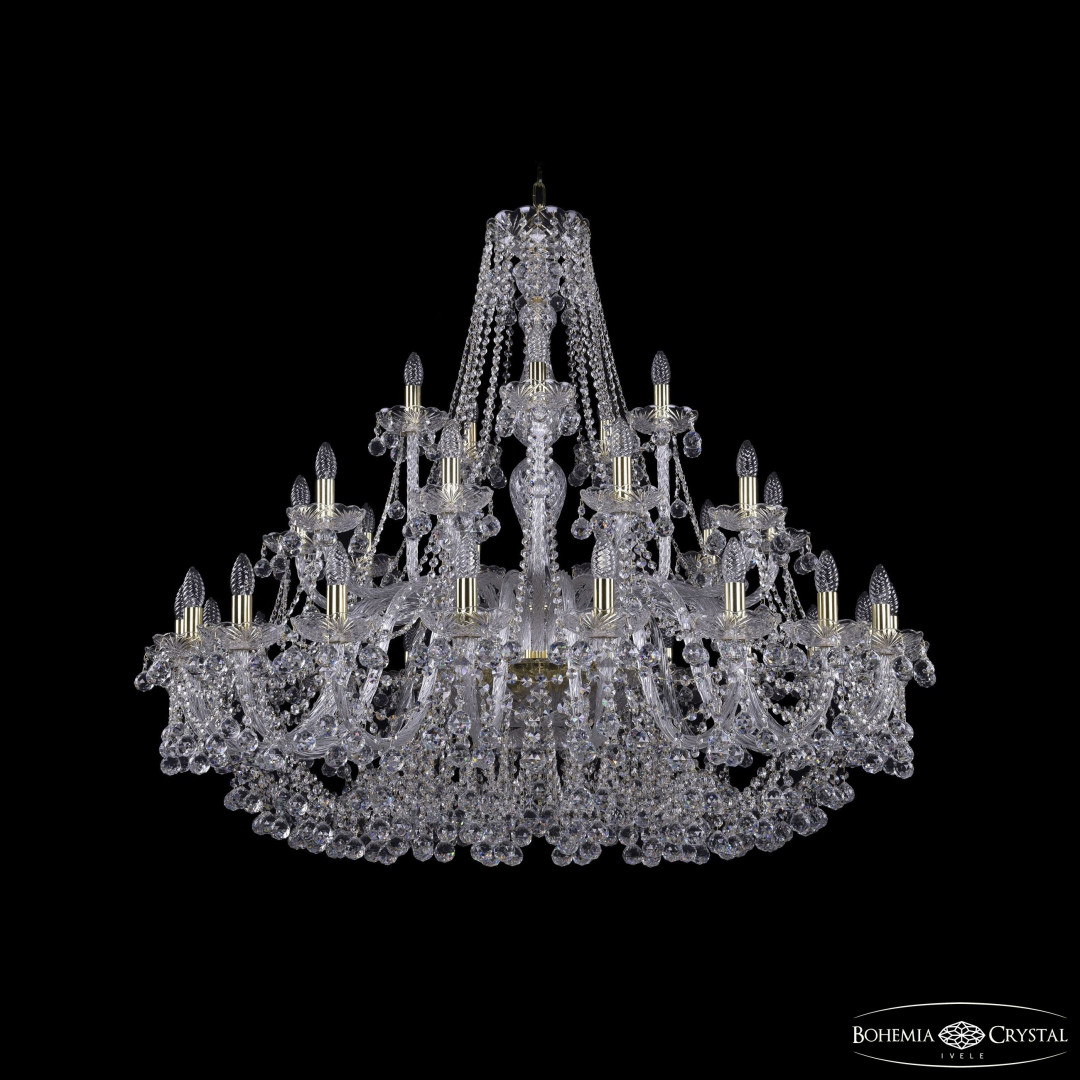 Люстра хрустальная 1409/20+10+5/460 G