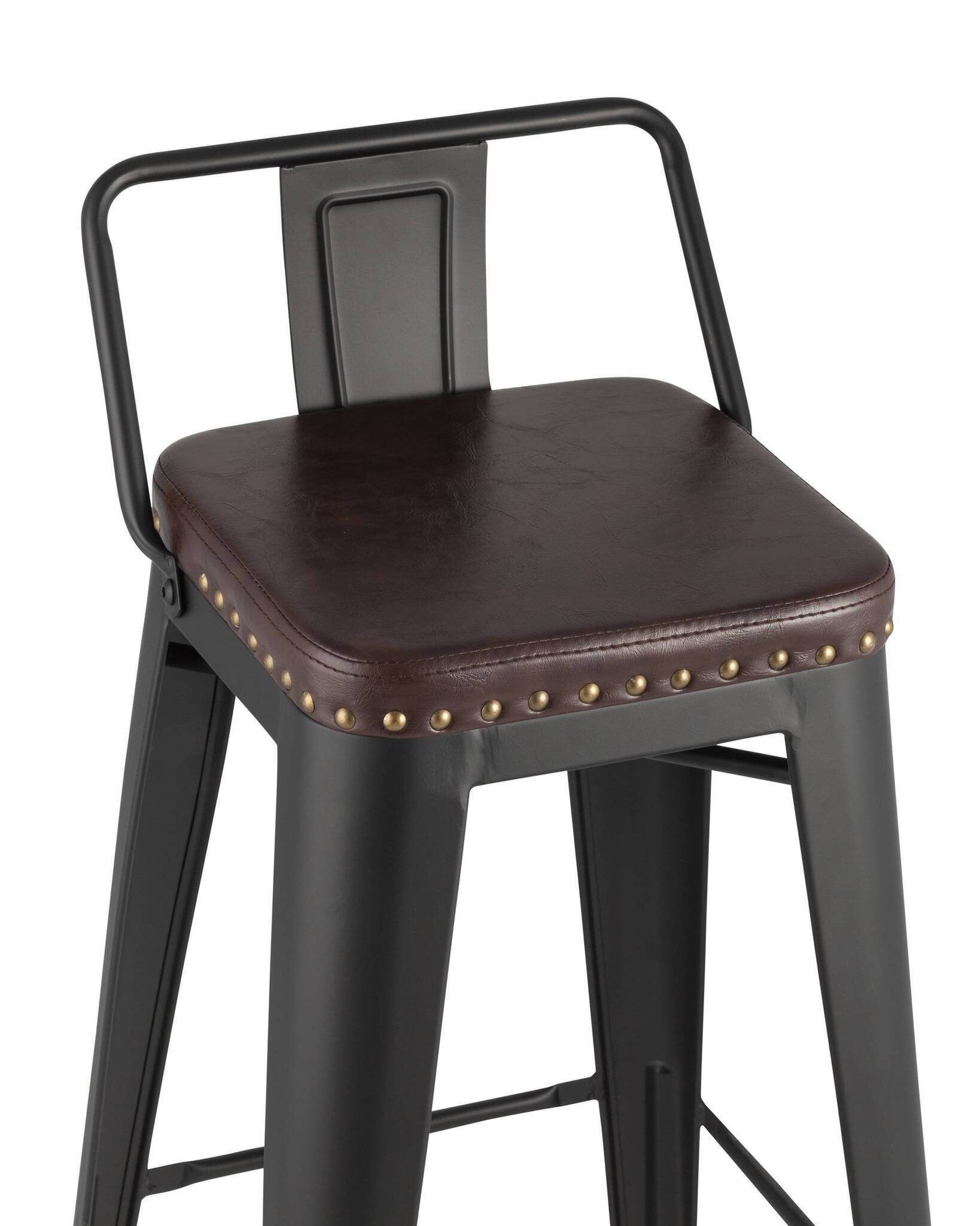 Стул барный TOLIX SOFT черный матовый Stool Group