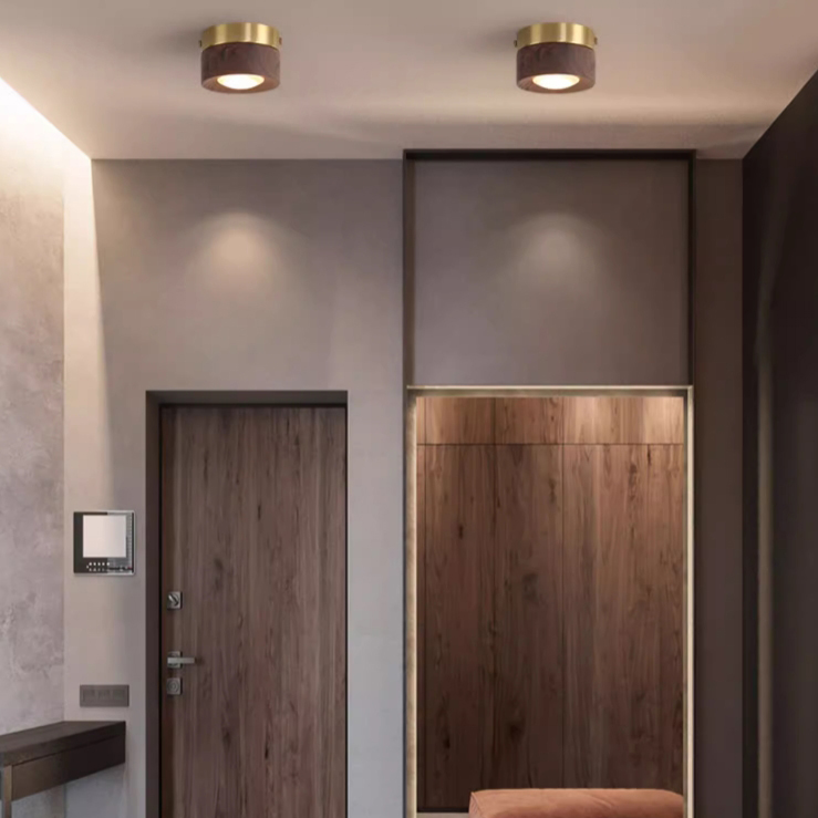 Точечный светильник WOODSPOT DARK Накладной by ImperiumLoft