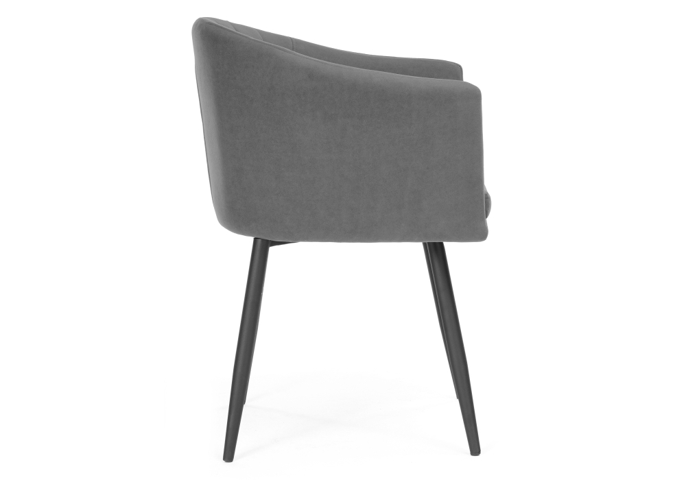 Стул Woodville Валета темно-серый / черный 464899