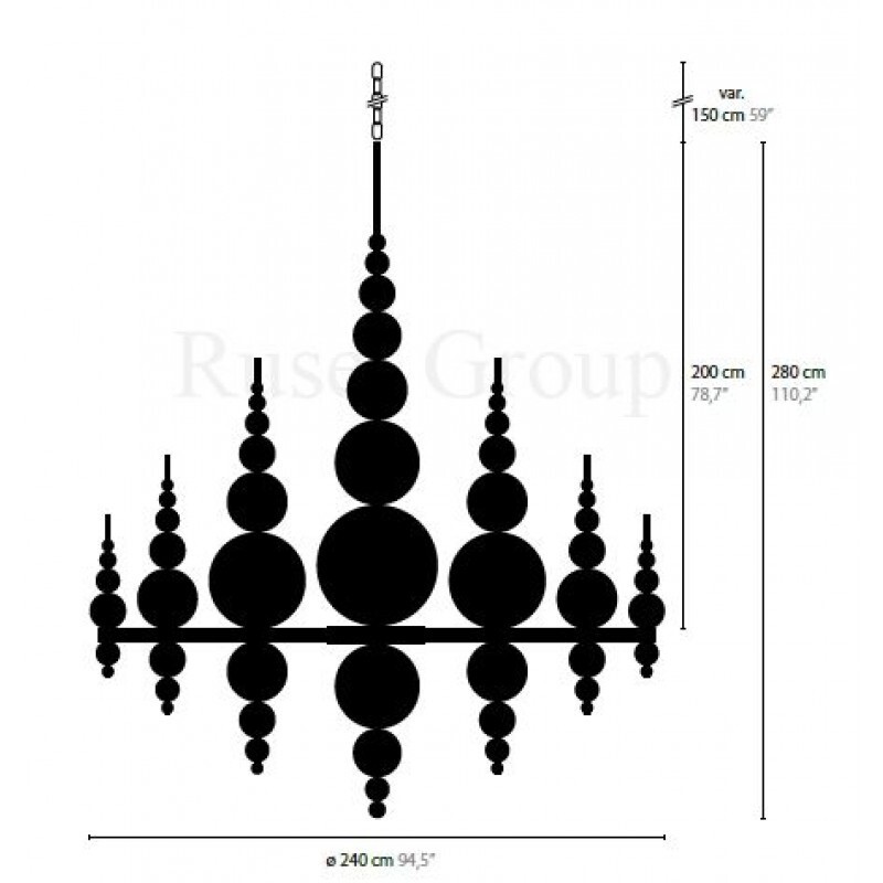 Подвесной светильник ILFARI TEARS FROM MOON H18 XXL