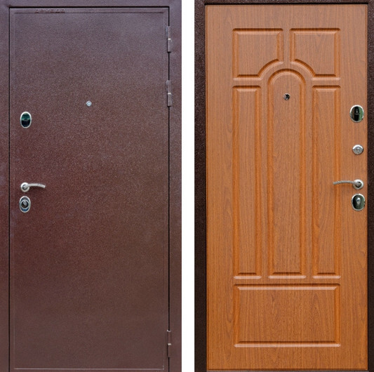 Дверь входная Graf Престиж Антик медь готовая / МДФ 16 мм ФЛ-58 Морёная берёза