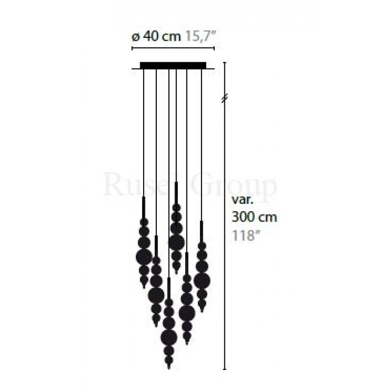 Подвесной светильник ILFARI TEARS FROM MOON H6 MINI