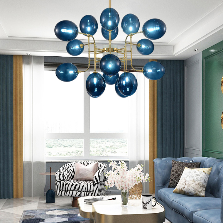 Люстра на штанге COBALT by ImperiumLoft