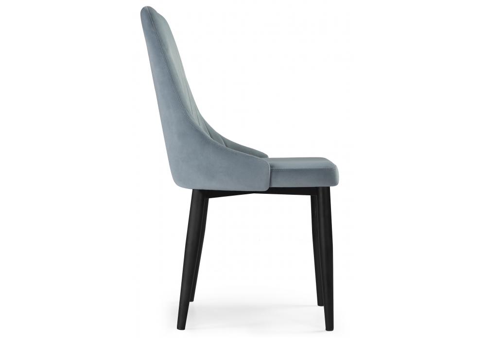Стул Woodville Kora light blue / black 15104
